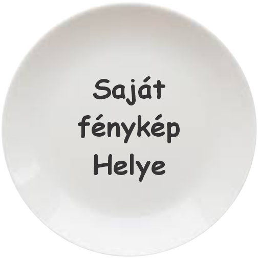 Saját fényképes tányérok