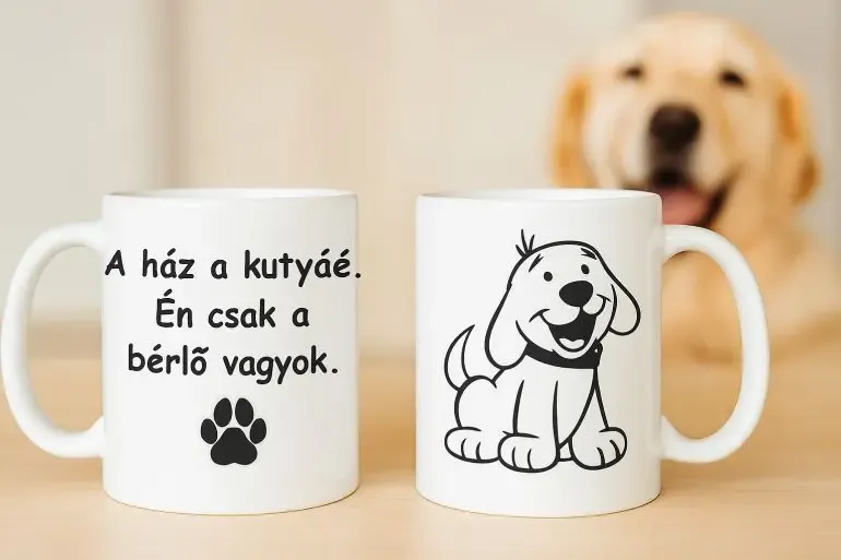 A ház a kutyáé. Én csak a bérlő vagyok.