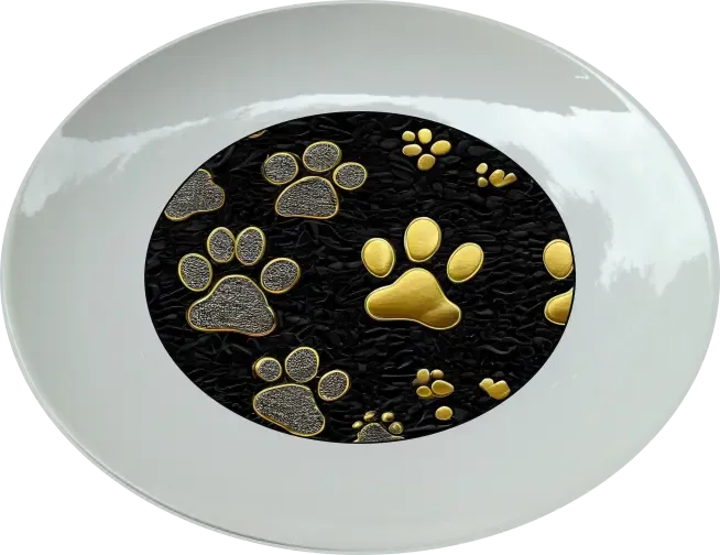 Arany tappancs 25 cm-es tányér Arany tappancs 25 cm-es tányér