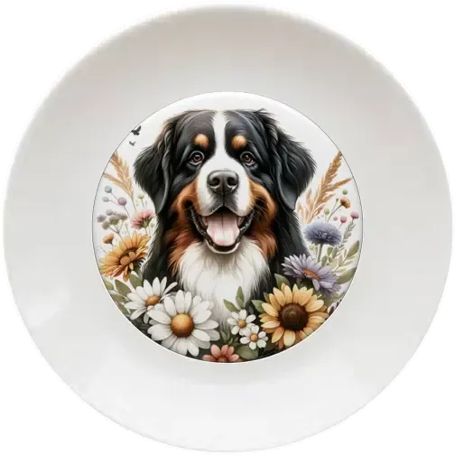 Berni pásztorkutya 20 cm-es tányér