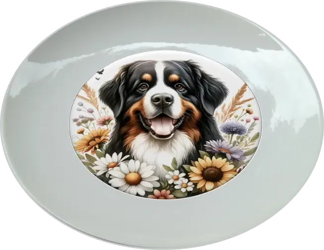 Berni pásztorkutya 25 cm-es tányér
