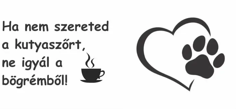 Ha nem szereted a kutyaszört, ne igyál a bögrémből! Ha nem szereted a kutyaszört, ne igyál a bögrémből!