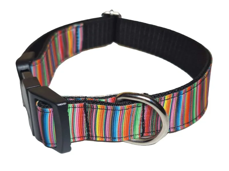 Csíkos fekete nyakörv