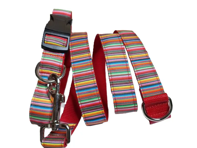 Csíkos piros póráz