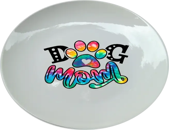 Dog MOM 25 cm-es tányér