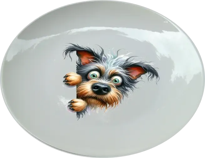 Figyellek 25 cm-es tányér