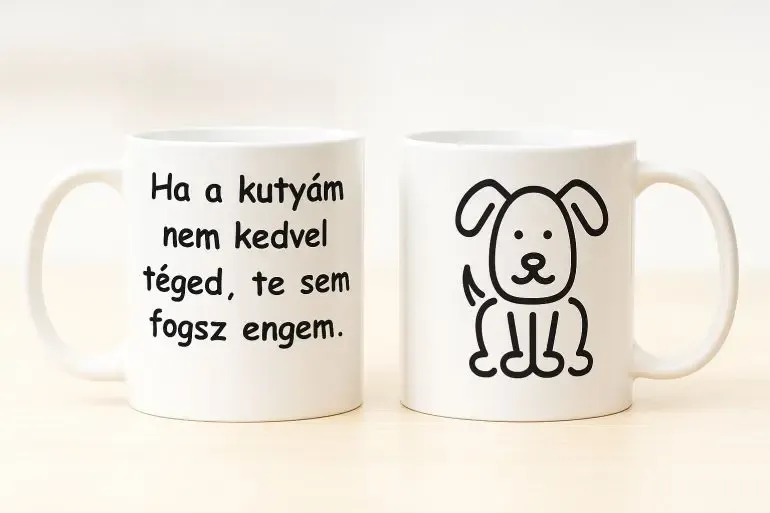 Ha a kutyám nem kedvel téged, te sem fogsz engem. Ha a kutyám nem kedvel téged, te sem fogsz engem.