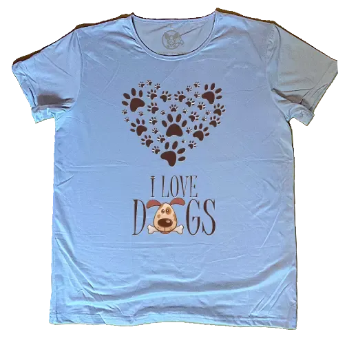 I love dog's L póló I love dog's L póló