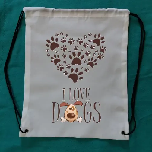 I love dog's tornazsák I love dog's tornazsák