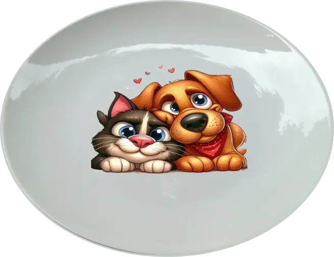 Jóbarátok 25 cm-es tányér