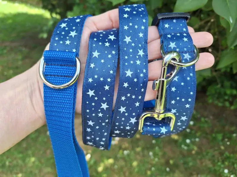 Kék csillagos póráz Kék csillagos póráz
