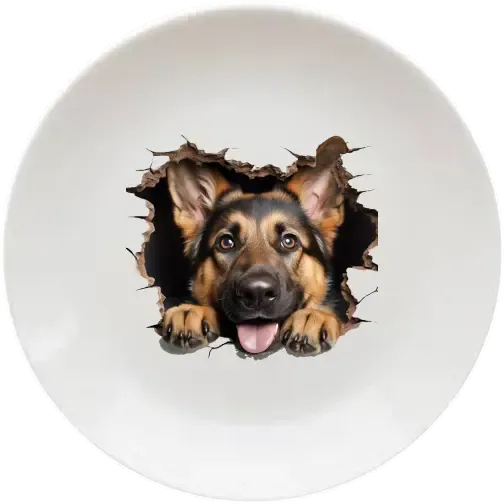 Német juhászkutya 20 cm-es tányér Német juhászkutya 20 cm-es tányér