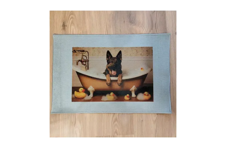 Németjuhász lábtörlő