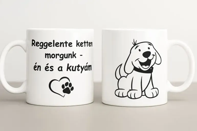 Reggelente ketten morgunk - én és a kutyám. Reggelente ketten morgunk - én és a kutyám.