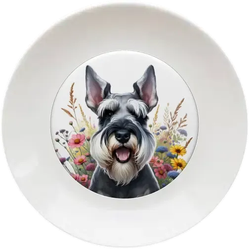 Schnauzer 20 cm-es tányér Schnauzer 20 cm-es tányér