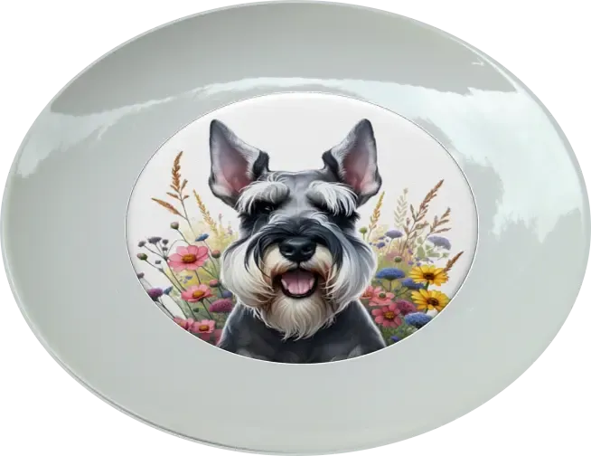 Schnauzer 25 cm-es tányér Schnauzer 25 cm-es tányér