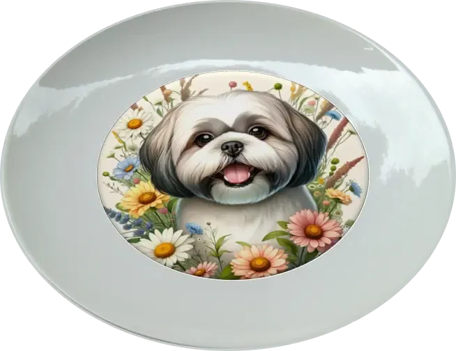 Shih tzu 25 cm-es tányér Shih tzu 25 cm-es tányér