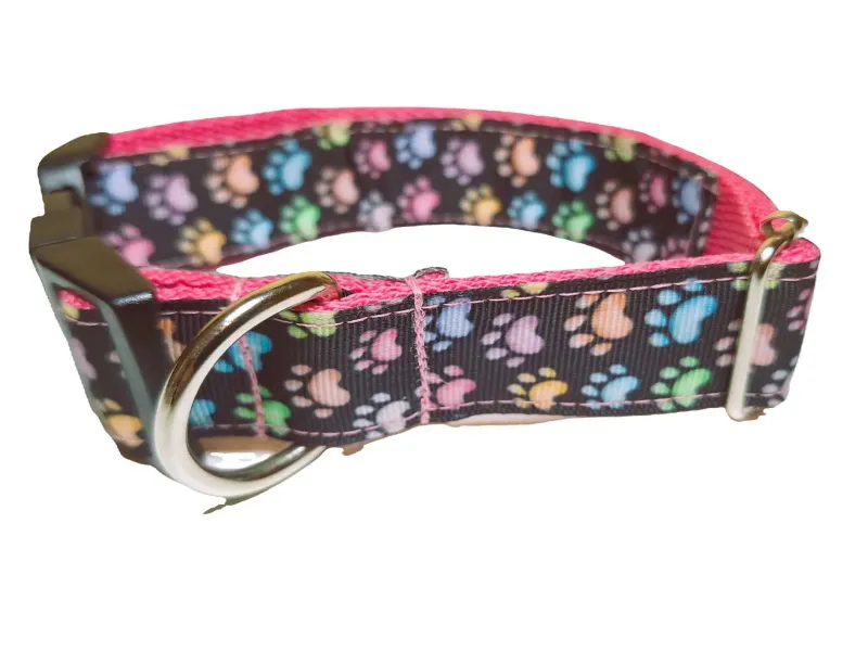 Tappancs mintás rózsaszín nyakörv