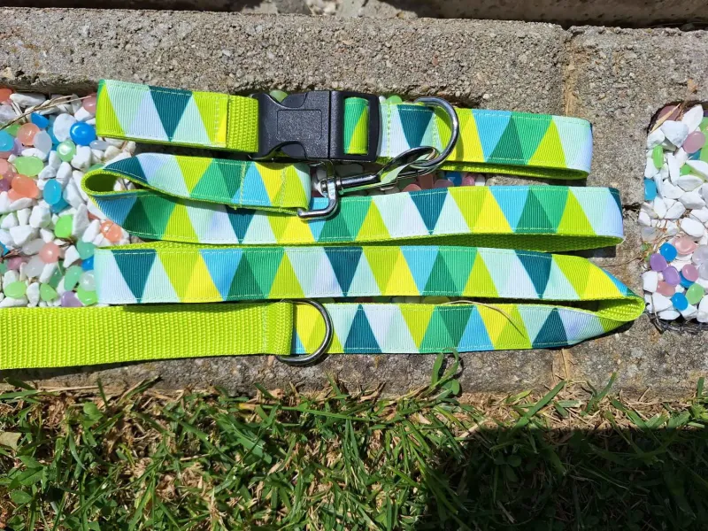 Zöld mozaikos póráz Zöld mozaikos póráz