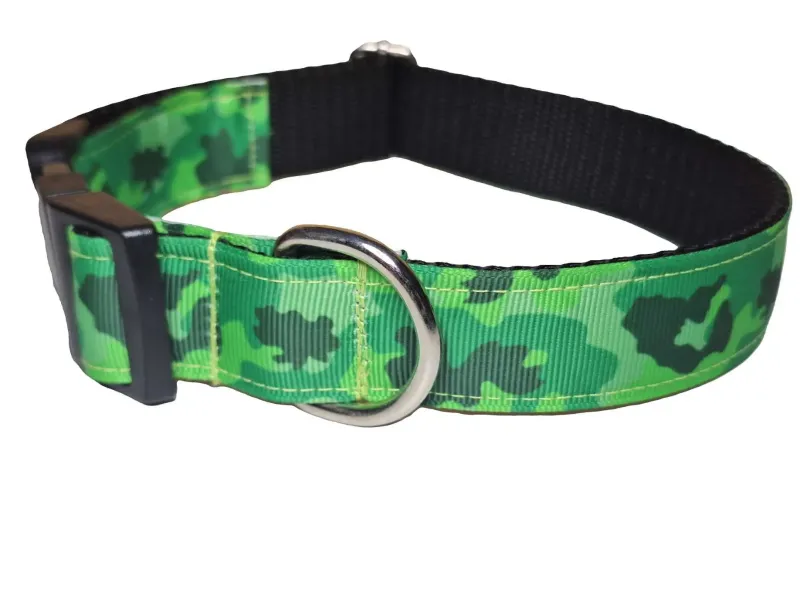 Zöld terepmintás nyakörv Zöld terepmintás nyakörv