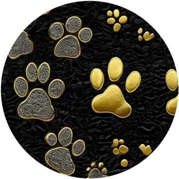 Arany tappancsos tányér