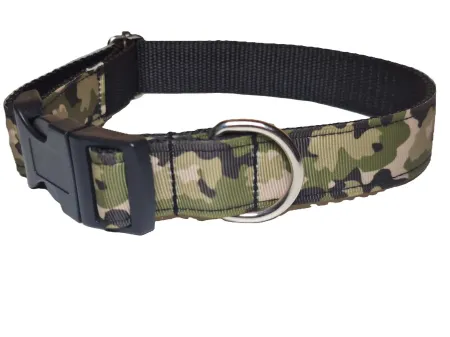 Barna terepmintás nyakörv és póráz