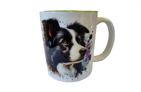 Border collie bögre