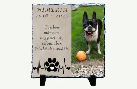 Kutyés emlék kőlap