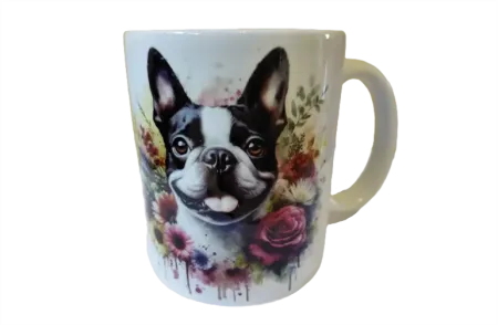 Boston terrier bögre