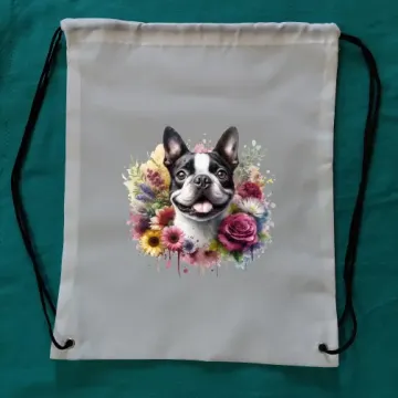 Boston terrier tornazsák