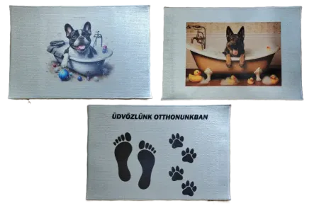 Saját fényképes lábtörlő