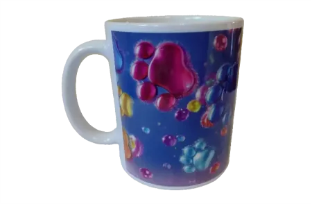 Kék tappancsos bögre