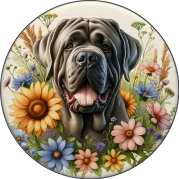 Nápolyi mastiff tányér