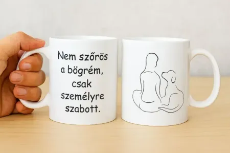 "Nem szőrös a bögrém, csak személyre szabott."