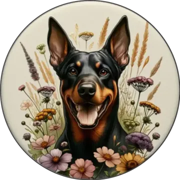 Német pincser tányér