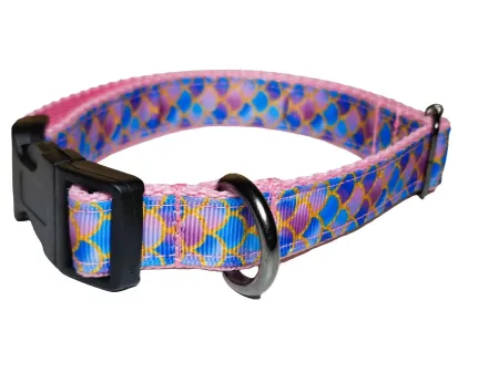 Pikkely mintás nyakörv és póráz