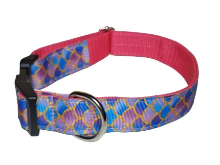 Pikkely mintás nyakörv és póráz