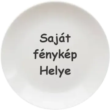 Saját fényképes tányér