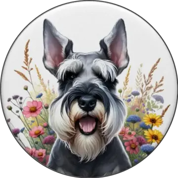 Schnauzer tányér